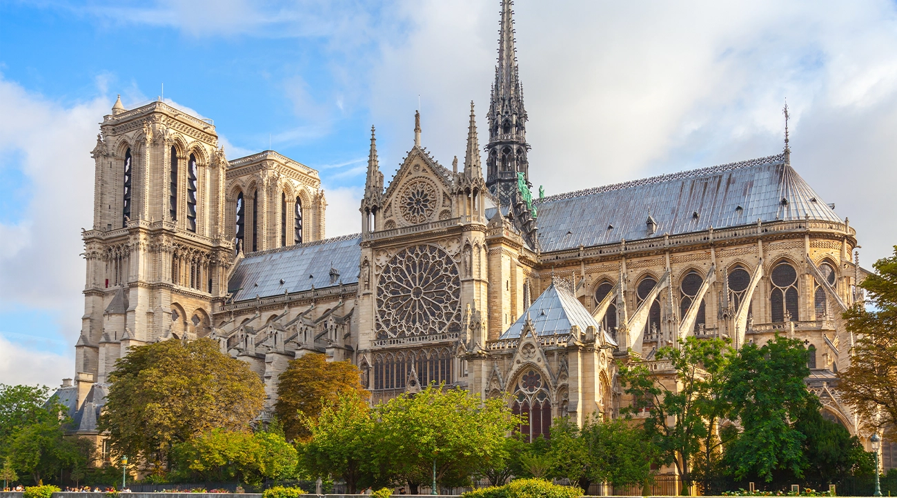 Exterior of Notre Dame