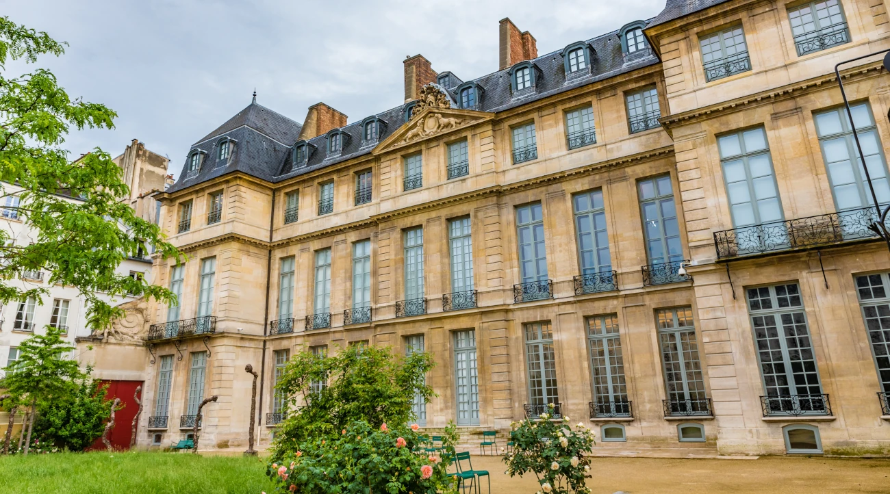 Facade of the Picasso Museum in Paris