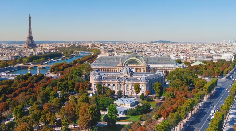 Grand Palais aerial view