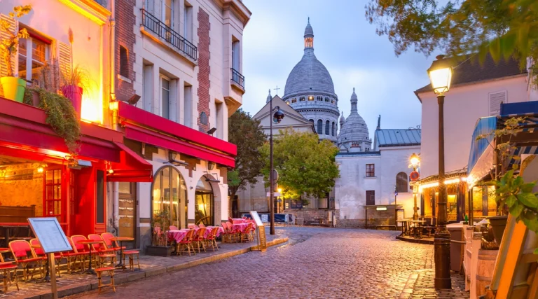 Montmartre at sunset