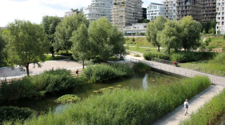 Martin Luther King Park in Batignolles