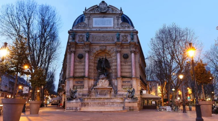 Place de Saint-Michel Fountain of the Archangel Michael