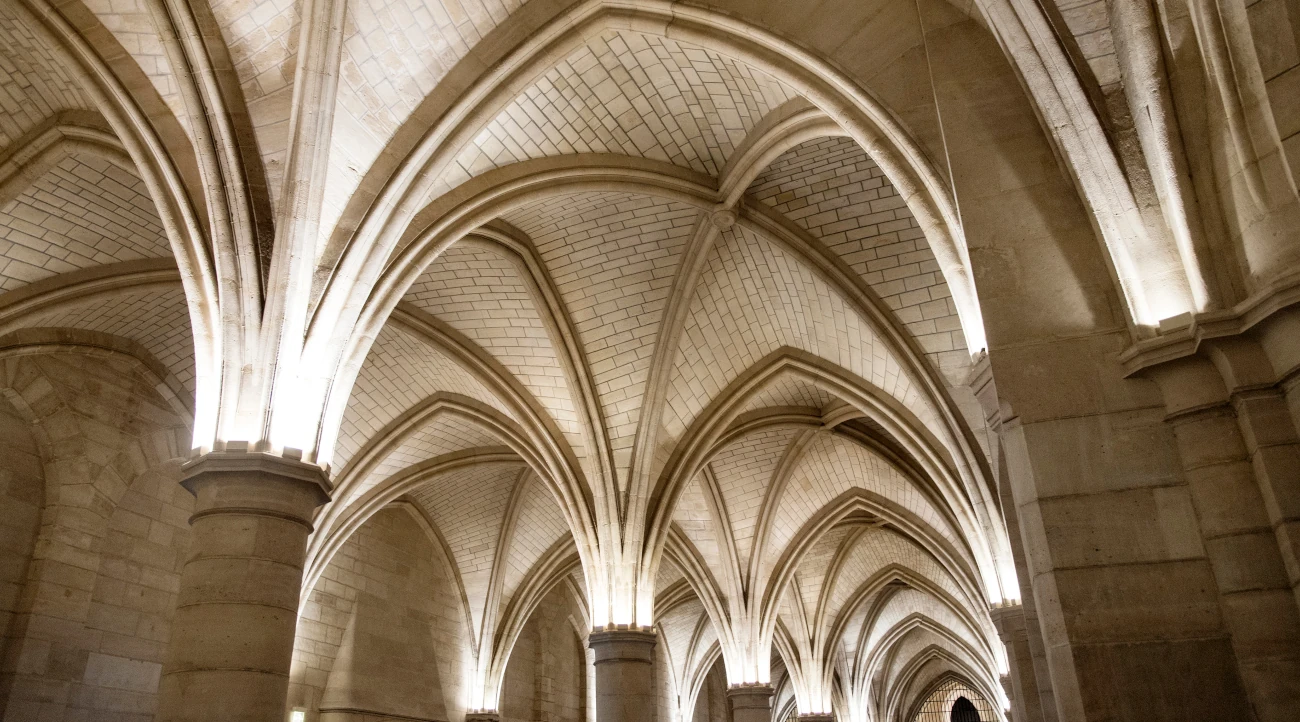 Vaulted ceiling of the Conciergerie