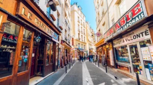 Avenue in the Latin Quarter of Paris