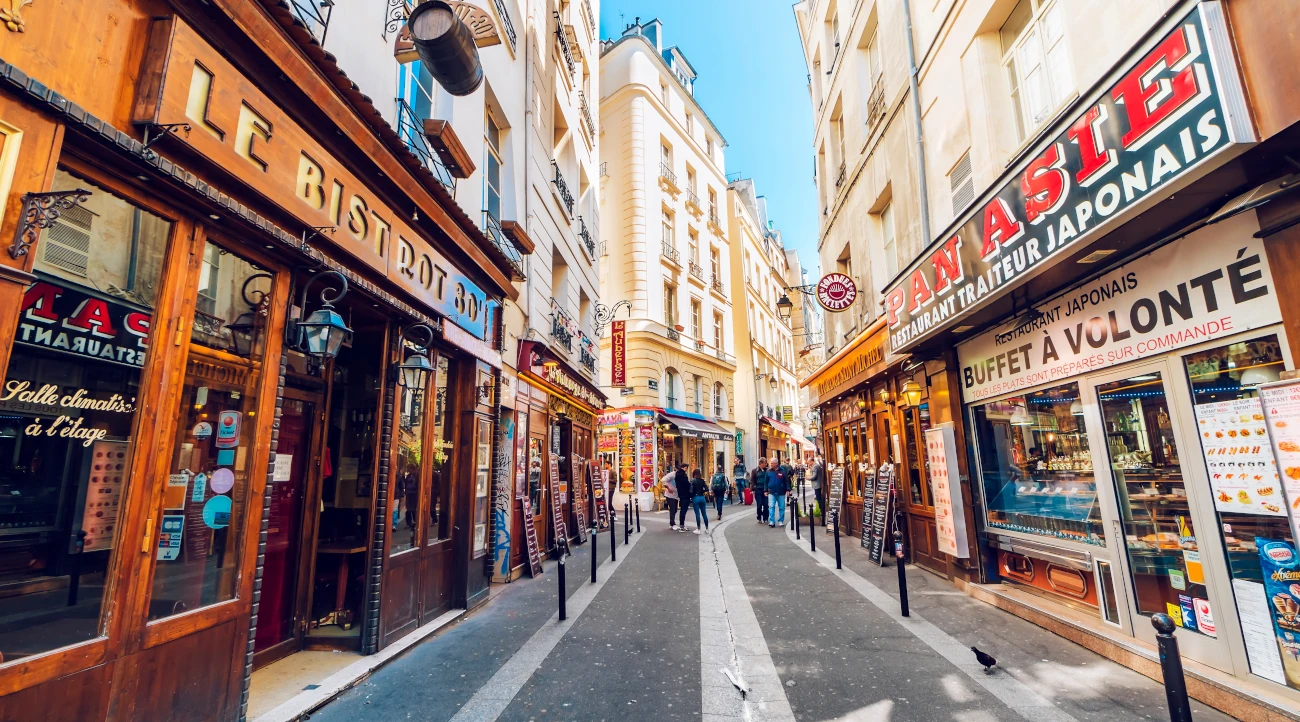 Avenue in the Latin Quarter of Paris