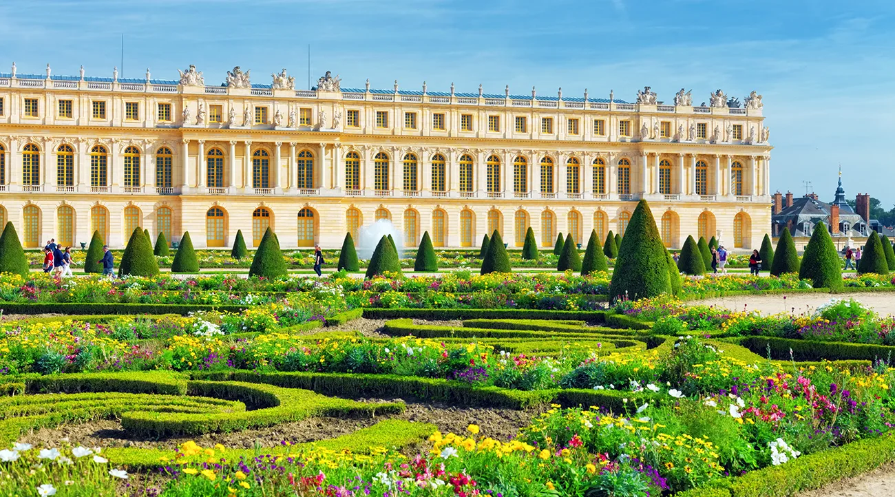 Gardens in front of the Palace of Versailles