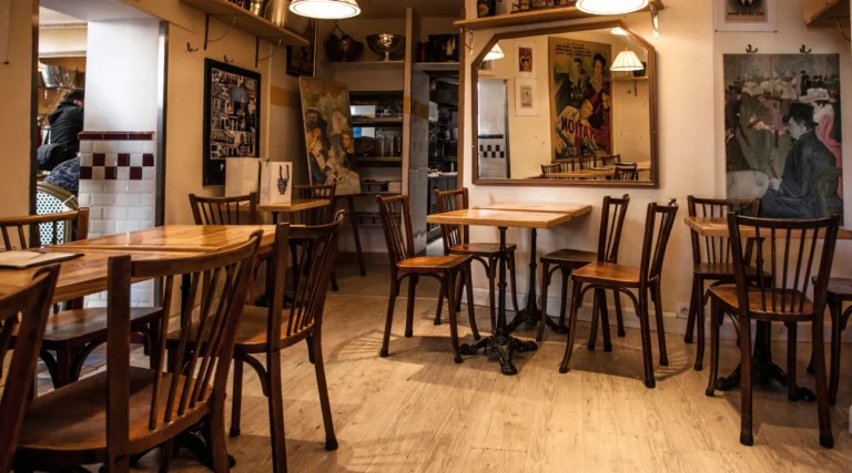 Historic café in Montmartre
