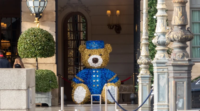 Ritz Hotel in Paris, teddy bear