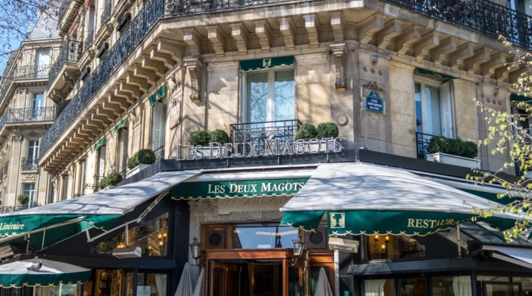 The famous café Les Deux Magots