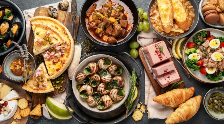 Typical French dishes