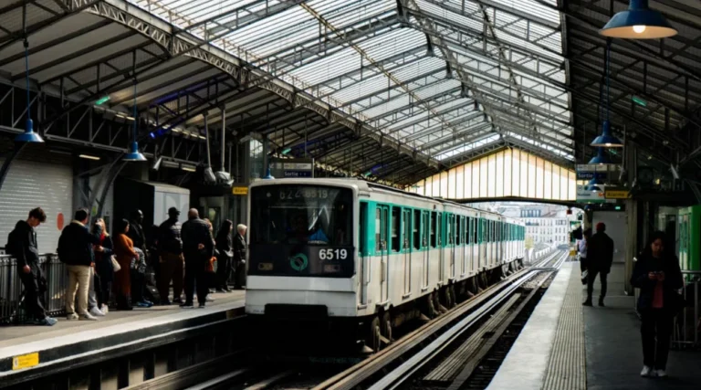 Paris RER on the tracks